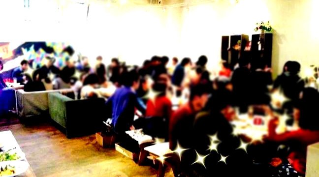 大阪80名/飲み会イベント!本町カフェ完全貸切♪
