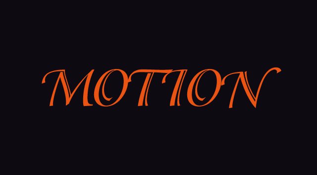 Motion / BLUE
