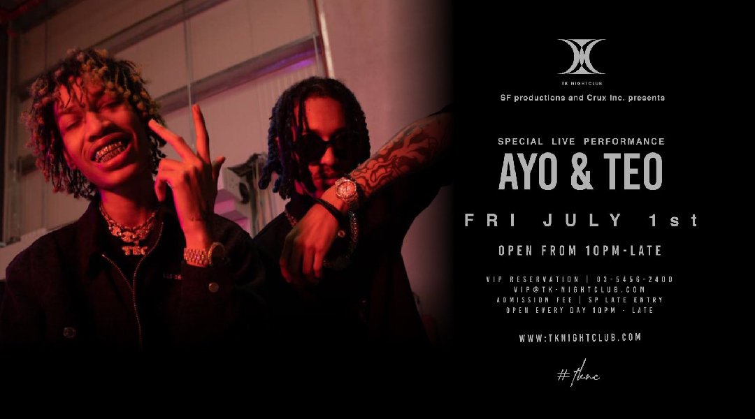 TKNC WEEKEND PARTY.SP LIVE PERFORMANCE AYO&TEO