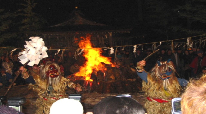 秋田なまはげお祭り2018 / 柴灯祭（せどまつり）真山神社 なまはげ柴灯祭せど祭2018秋田