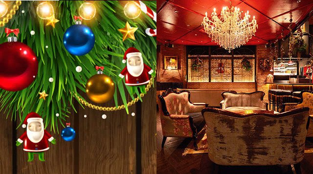 【麻布十番】120名 クリスマスイヴパーティー2018 インスタ映えのお店で大規模XMASPARTYを開催!!XMASスイーツブッフェ+スパークリングワイン飲み放題│イベント・パーティー 2018