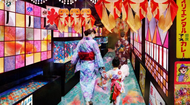東京金魚ワンダーランド 2019 開催地・7月・8月 - 【すみだ水族館】昭和の雰囲気漂う“レトロかわいい”金魚展示空間「東京レトロ金魚」が登場 「東京金魚ワンダーランド2019」 を開催