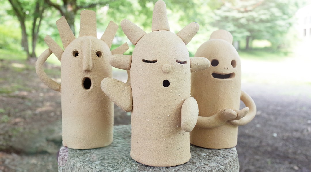 夏休み限定 陶芸 手びねり「The・はにわ」作り