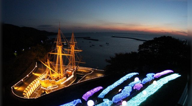 サン・ファン・イルミネーションツリー2019 宮城県石巻市渡波字大森 開催期間・日程・混雑状況 エリアのライトアップ・イルミネーション2019