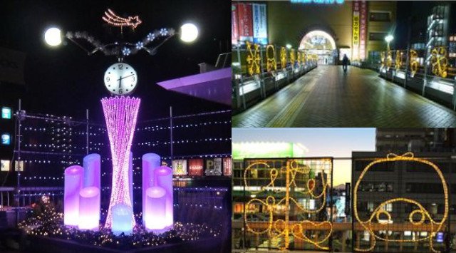 あげおイルミネーション 2019 埼玉県上尾市柏座 開催期間・日程・混雑状況 エリアのライトアップ・イルミネーション 2019