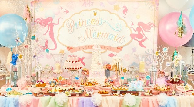 人魚姫がテーマのスイーツとシーフードたっぷりのお料理が食べ放題!『プリンセス マーメイド~光り輝くUNDER THE SEA~』開催★2020年7月~8月の5日間限定!サマーイベント