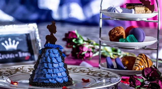 ミステリアスなヴィランズ(悪役)の世界をスイーツで表現『Villains dream Wedding ~ダークプリンセスアフタヌーンティー』■販売日:2021年1月7日(木)~2月28(日)