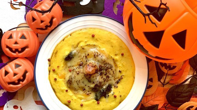 【10月限定】麻布十番でプチハロウィン!?スープカレー専門店KENASHIBAで『パンプキンと4種チーズのスープカレー』が新登場!!10/1(金)〜10/31(日)の期間限定