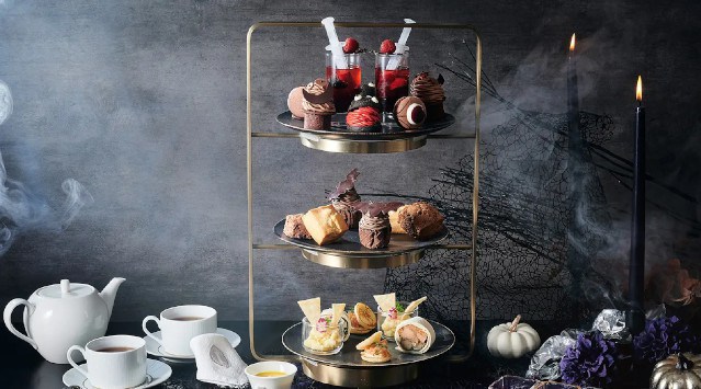 ホーンテッド モンブランアフタヌーンティー オバケたちが次々とモンブランに変身。4種類のモンブランの食べ比べでハロウィンシーズンを楽しむ 株式会社ベストホスピタリティーネットワーク