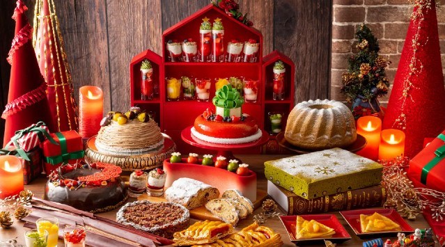 ヒルトン名古屋 艶やかな深紅と国際色豊かなクリスマスを楽しむスイーツビュッフェ「Santa’s Christmas Tea Party」を開催 名古屋ヒルトン株式会社