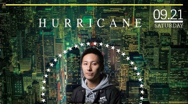 【福岡 TIMES SQUARE:9/21 土曜日】今夜は音楽好きのパーティー“HURRICANE”開催!ゲストDJに福岡から【LYME】が登場★“タイムズスクエア”★クーポン利用でお得★