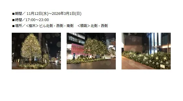 『MIDLAND CHRISTMAS 2025』開催!11月12日(水)~12月25日(木) 煌めく光のイルミネーション/藤巻亮太 スペシャルライブ/クリスマスマーケット他 トヨタ不動産株式会社