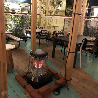 グランピングの様な店舗でお食事オフ会 : 写真