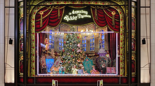 【阪急百貨店うめだ本店】いよいよクリスマスは最高潮へ!吹抜け大空間を幻想的なムードで包む、音と光のイルミネーション「Candy Castle Happiness」クリスマスイベント