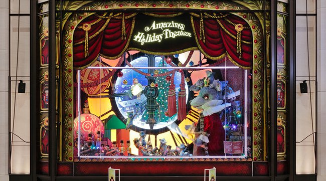 【阪急百貨店うめだ本店】いよいよクリスマスは最高潮へ!吹抜け大空間を幻想的なムードで包む、音と光のイルミネーション「Candy Castle Happiness」クリスマスイベント