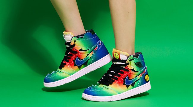12/8(火)よりコロンビア出身のラテン系アーティスト“J BALVIN”とNIKE AIR JORDANのスペシャルコラボレーションAIR JORDAN 1がatmos pinkにて発売。