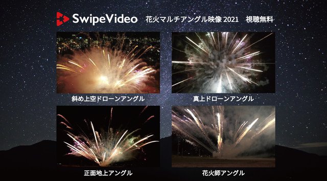 コロナ禍で頑張る全ての人に感謝を込めて!大人も子供も楽しめる世界初の花火マルチアングル映像を無料配信決定!AMATELUS