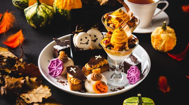 【秋季限定】ハロウィンアフタヌーンティーセット、提供開始 ! 9/15(水)~ティースタンドに隠れたオバケは何匹?まるでゴースト達の賑やかなティーパーティー!グローバルダイニング