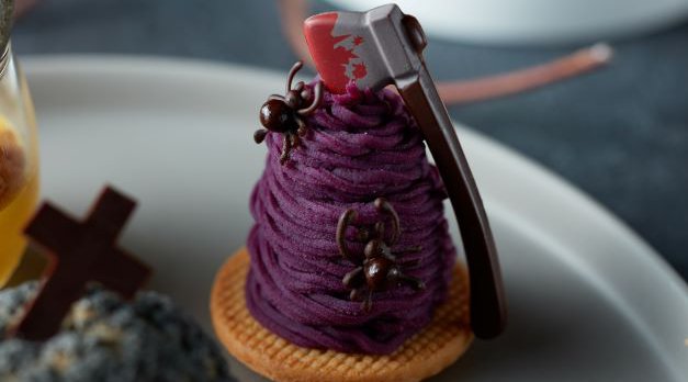ハイアット セントリック 銀座 東京 大好評のハロウィンのケーキセットがアフタヌーンティーとして新登場 可愛らしいオバケや目玉モチーフのスイーツにこだわりのセイボリーを提供 10月1日~ 31日