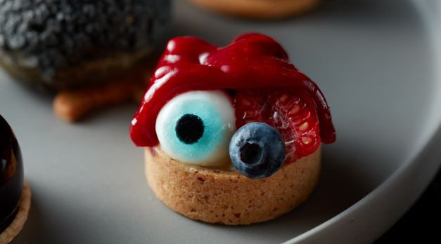 ハイアット セントリック 銀座 東京 大好評のハロウィンのケーキセットがアフタヌーンティーとして新登場 可愛らしいオバケや目玉モチーフのスイーツにこだわりのセイボリーを提供 10月1日~ 31日