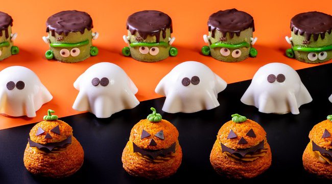 【W大阪】W大阪×ピエール・エルメ・パリによるペストリーバー「MIXup」にハロウィン限定デザートコースが登場!ジャックオーランタンやゴーストなどのモンスター達が秋の味覚を使ったスイーツに