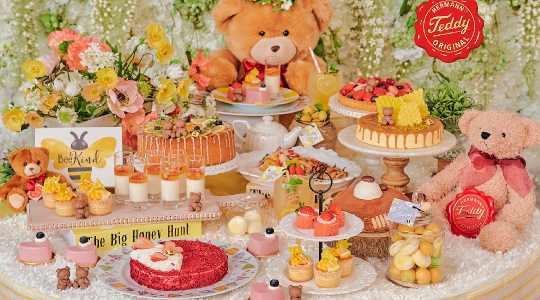 ご好評により期間延長!ストロベリー&ハニー スイーツビュッフェ『HERMANN Teddy’s Strawberry & Honey Hunt』を開催