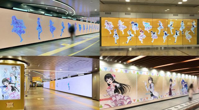 にじさんじ4周年を記念した駅広告が渋谷駅(東京)・大阪梅田駅(大阪)・名古屋駅(愛知)・さっぽろ駅(北海道)に登場!ライバーが登場するスペシャルムービーも!ANYCOLOR株式会社