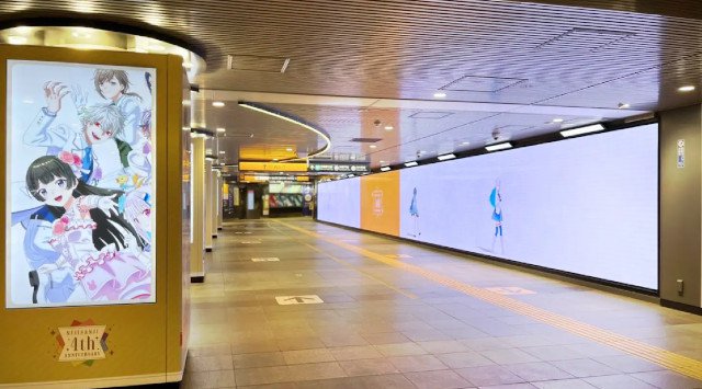 にじさんじ4周年を記念した駅広告が渋谷駅(東京)・大阪梅田駅(大阪)・名古屋駅(愛知)・さっぽろ駅(北海道)に登場!ライバーが登場するスペシャルムービーも!ANYCOLOR株式会社