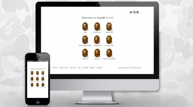 Welcome to BAPE® world!
BAPE.COM先行発売スタート! 送料無料キャンペーンも延長決定!