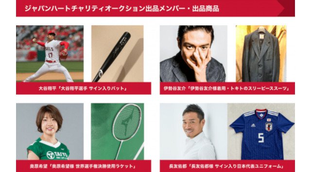 クラウドファンディング国内史上最速*で1億5千万円の達成に続きヤフオク!で「ジャパンハート チャリティオークション」を開始