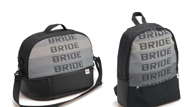 自動車レーシングシートのBRIDEから4月20日より発売、ヘルメットバッグ・デイバッグ登場!!
