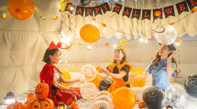 ハロウィンの新定番!?グランピングdeハロウィンナイト!主役はあなた!グランピングで楽しむハロウィンパーティ 株式会社ダブルツリー