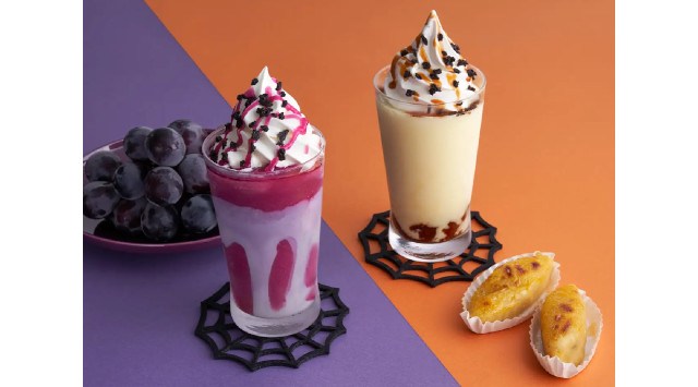 サンマルクカフェ史上初!パープル×イエローのバイカラー チョコクロ『プレミアムチョコクロ いたずらおばけのWスイートポテト』が9月29日(金)より限定発売 サンマルクカフェ