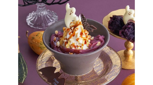 サンマルクカフェ史上初!パープル×イエローのバイカラー チョコクロ『プレミアムチョコクロ いたずらおばけのWスイートポテト』が9月29日(金)より限定発売 サンマルクカフェ