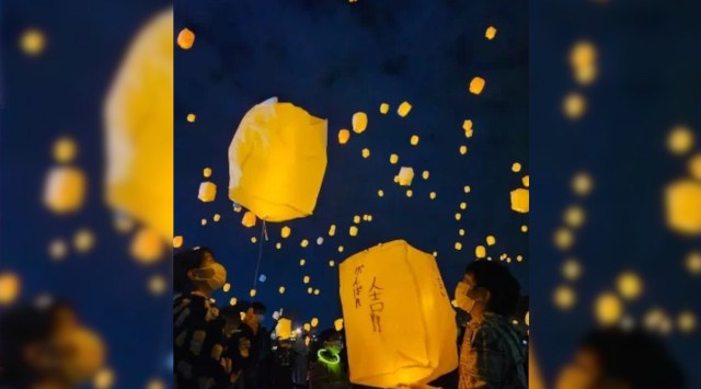 熊本豪雨災害の復興を願う灯火が舞う「人吉スカイランタンフェスティバル」開催 人吉の文化・魅力を感じる「人吉温泉まつり」も4年ぶり同時開催 熊本県