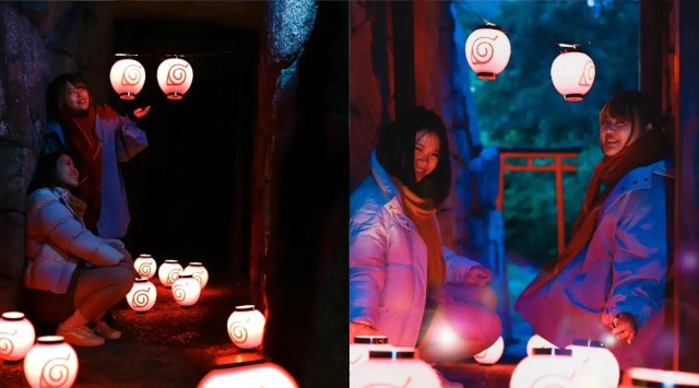 木ノ葉隠れの里が華やかに彩られる!⁉この冬限定の和風イルミネーション!『NARUTO&BORUTO 忍里 提灯イルミネーション』12月16日より開催 株式会社ニジゲンノモリ