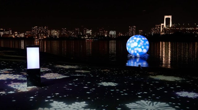 国内最大級のインタラクティブ ビーチアート プロジェクション「CONCORDIA(コンコルディア)」にクリスマス特別演出が登場 魅力創出イベント実行委員会