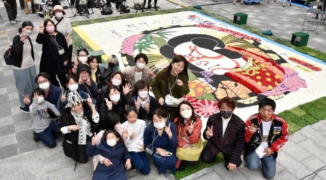 東京に花歌舞伎舞う!東京インフィオラータ2025、都内4会場で3月14日(金)~4月21日(月)開催決定!HANAE JAPAN