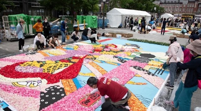 東京に花歌舞伎舞う!東京インフィオラータ2025、都内4会場で3月14日(金)~4月21日(月)開催決定!HANAE JAPAN