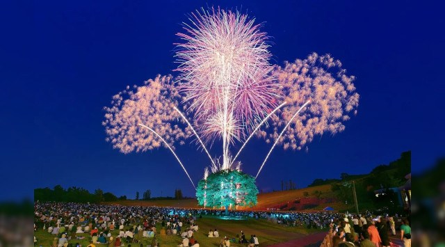 長岡花火ローズファンタジー チケット販売開始(国営越後丘陵公園)「ながおか香りのばら園」×「長岡花火」 一般財団法人 公園財団 Parks Japan.F