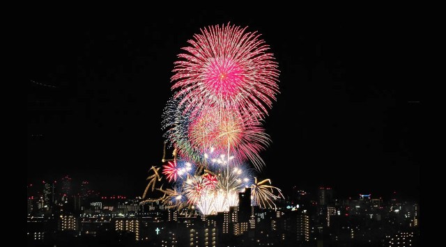 【コートヤード・バイ・マリオット 新大阪ステーション】第37回なにわ淀川花火大会をホテルより観賞_3種の花火観賞プラン「Sparkling Night」を発売 森トラスト・ホテルズ&リゾーツ株式会社