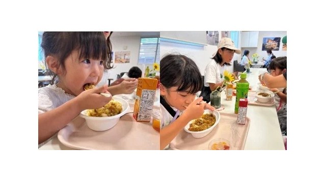 カレー大學卒業生が大活躍!給食のない夏休み中の「昼食難民」のこどもを救うべく鹿児島の住宅メーカーの七呂建設が「こども食堂」を 開催。カレーを無償で振る舞い100食が完売し大好評! 次回は8月21日開催
