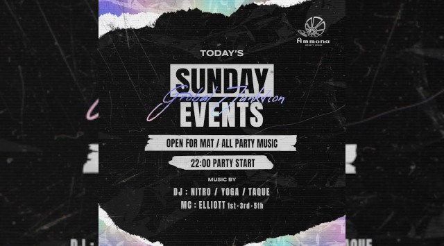 【大阪アンモナ 】大阪のTOP DJ達がグローバルHitsな選曲でお届け！OPEN～23:00までのご来店が男女共にお得！ さらにAmmona★クーポンでお得★