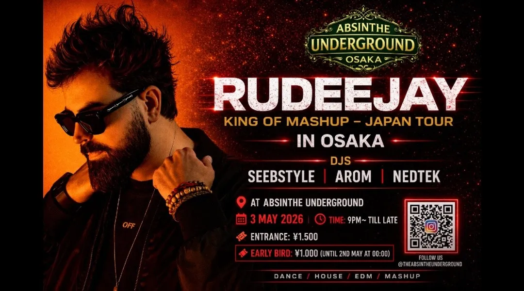 Rudeejay: King of Mashups – Japan Tour 2026 in Osaka