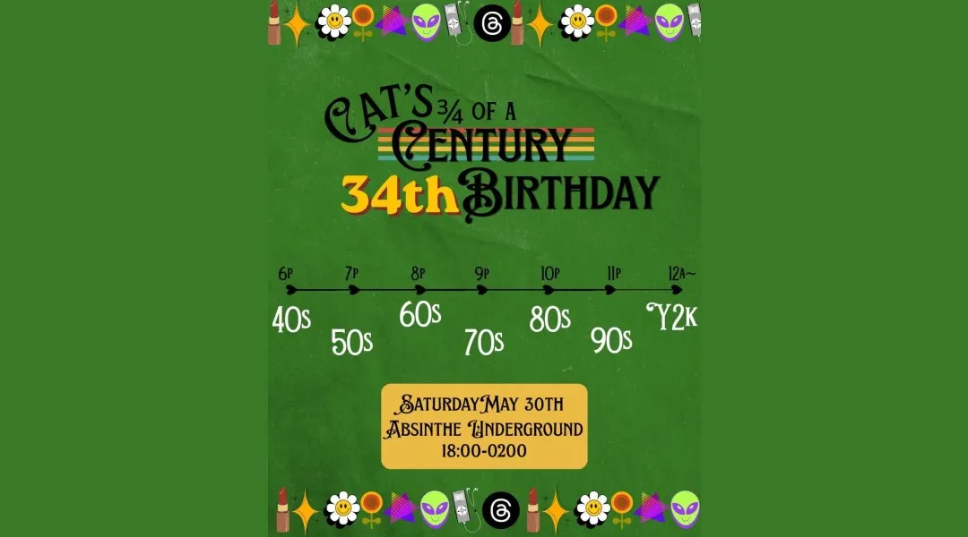 Cat's 3/4 of a Century Party