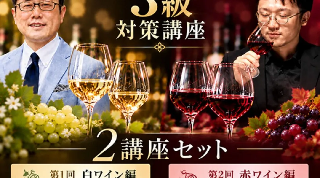 日本ブラインドテイスティング協会認定ワインテイスター3級対策講座