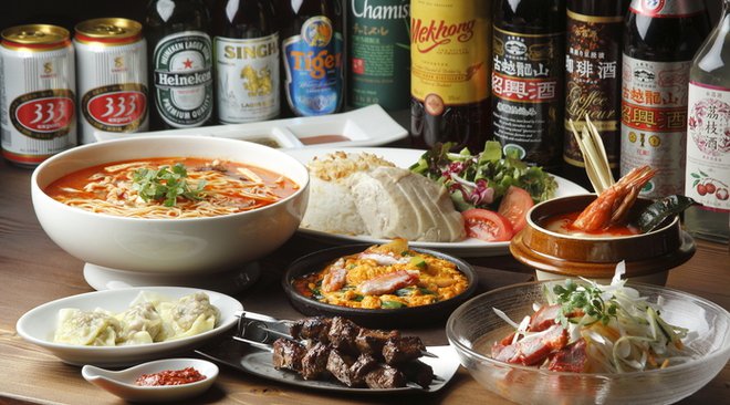 東京駅 北町ダイニングのチャイナ肉バル 中国 韓国 日本の東アジアや タイ等の東南アジアの料理ランチオフ会 改札から1分の会場 イベント オフ会 東京屋台 イベントサーチ