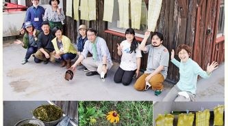 森のバランス守り隊！！～増えすぎた外来植物を抜いて、染め物をしよう ～