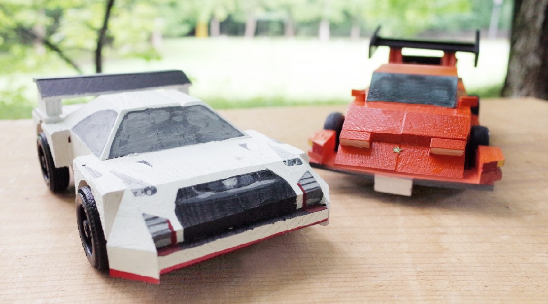 夏休み限定　木工｢動くスーパーカー｣作り