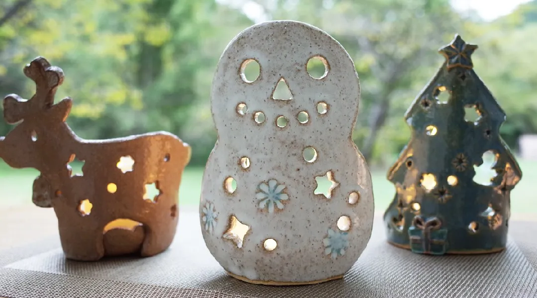 陶器のランプを作ろう♪